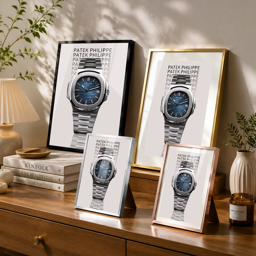 Póster Metálico Personalizado  - Patek Philippe Watch Nautilus reseña y precio