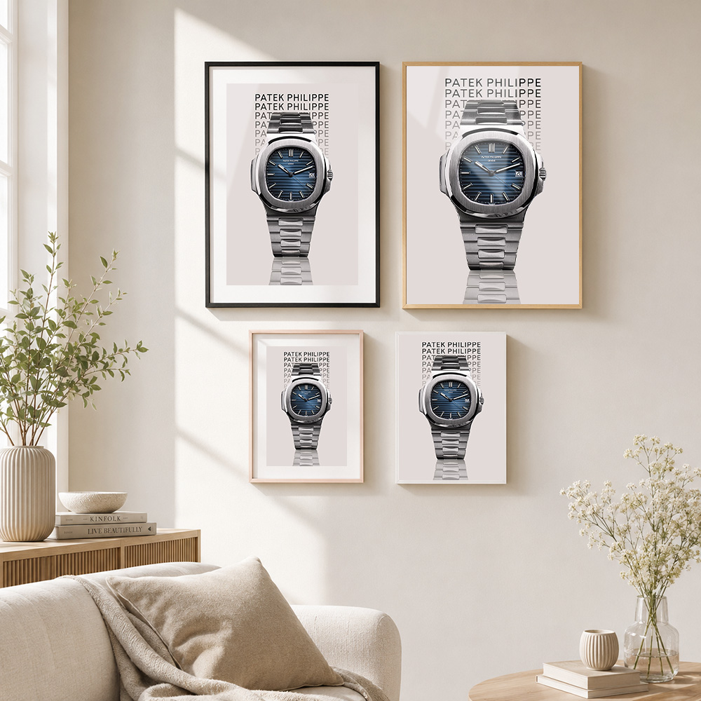 Póster Metálico Personalizado  - Patek Philippe Watch Nautilus reseña y precio