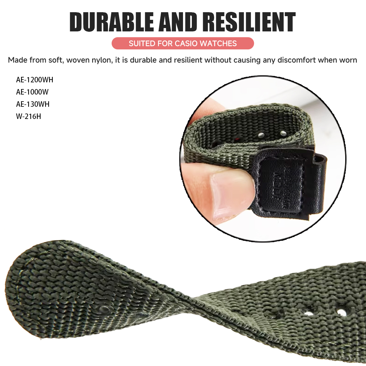 Correa de nailon de 18mm para  - Nato Strap Nylon reseña y precio